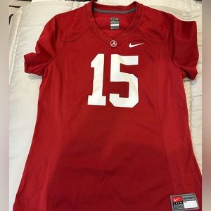 Nike Red and White Women's Jersey